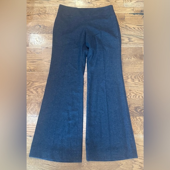 Burberry London. Wool/Cashmere Bootcut Trousers. Charcoal. Size 8.